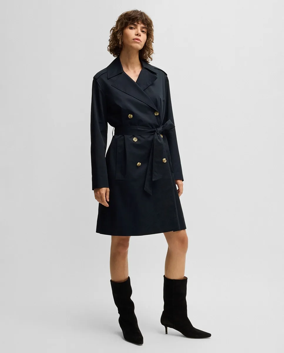 Пальто прямого кроя Hugo Boss, тёмно-синий
Пальто прямого кроя Hugo Boss, тёмно-синий