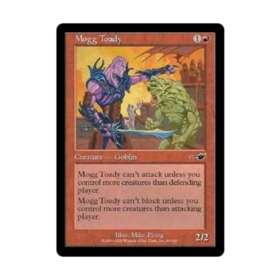 CCG Могг Тоади (К), MTG - Nemesis
CCG Могг Тоади (К), MTG - Nemesis