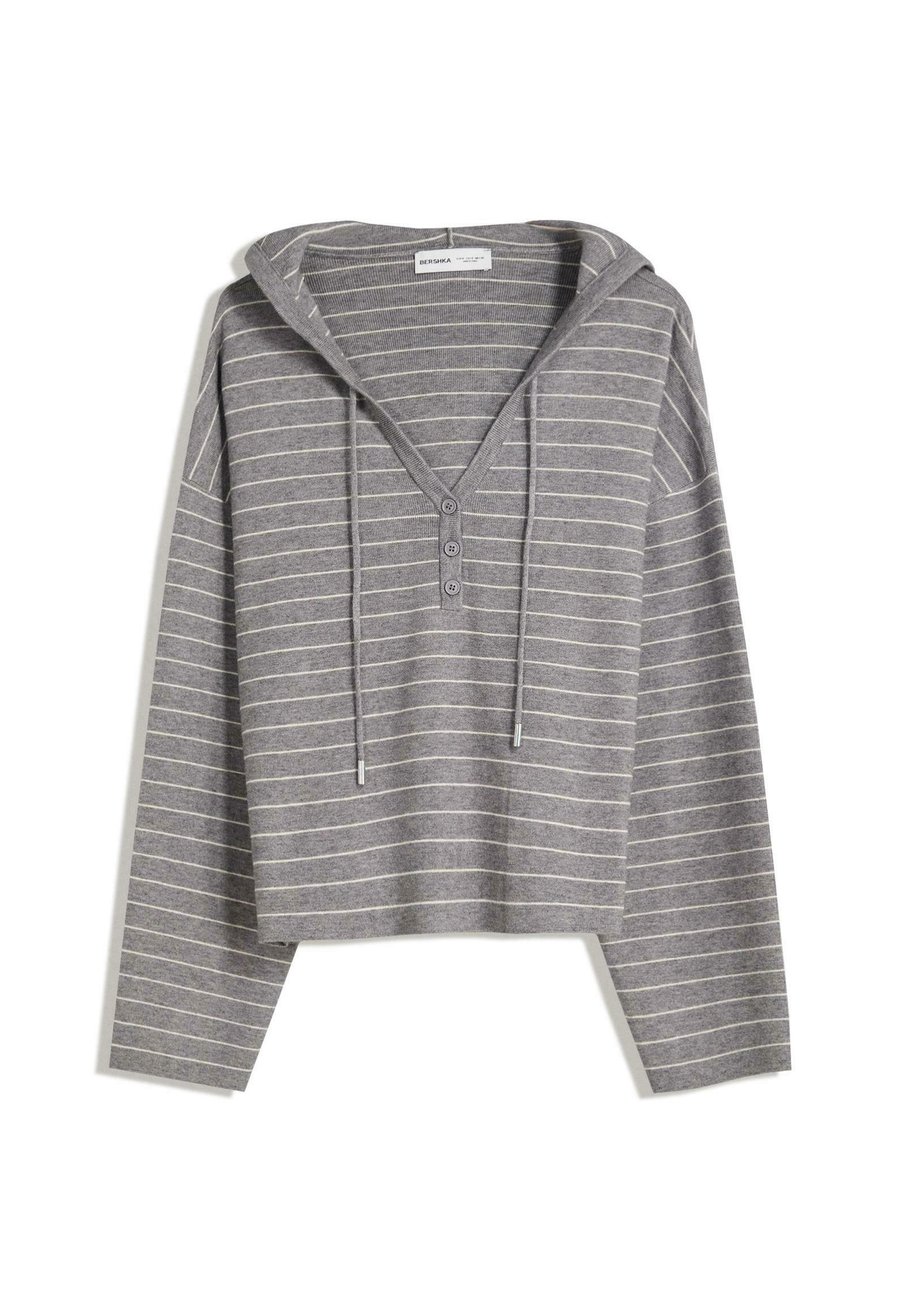 Худи Bershka Hoodie, Grey
Худи Bershka Hoodie, Grey