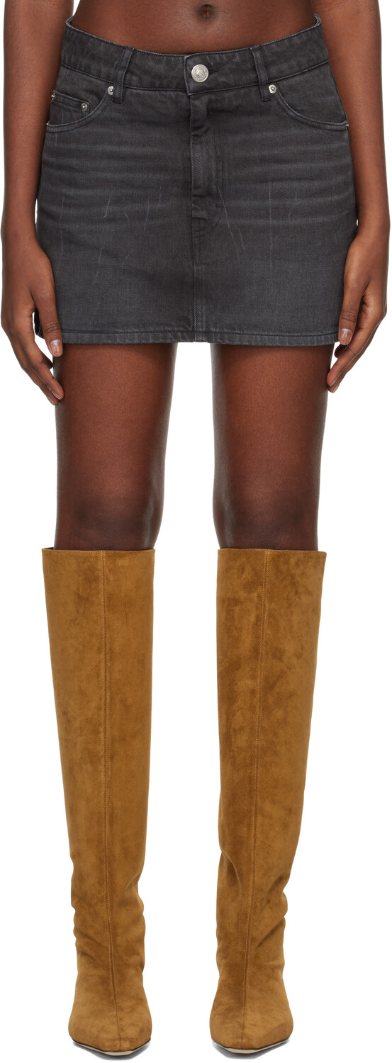 Мини-юбка из денима с низкой посадкой AMI Paris
Мини-юбка из денима с низкой посадкой AMI Paris