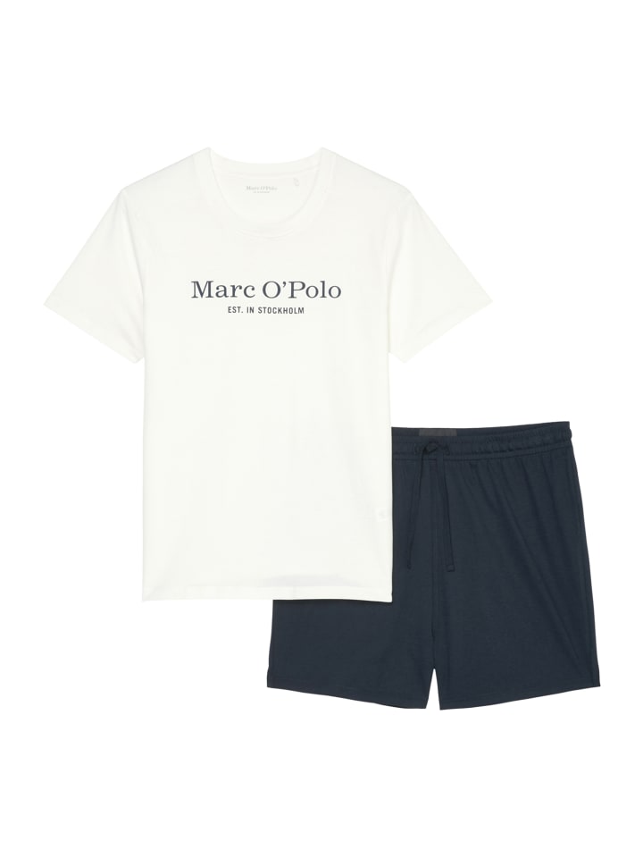 Marc O'Polo Пижама из хлопка, комбинированная, сине-белого цвета
Marc O'Polo Пижама из хлопка, комбинированная, сине-белого цвета