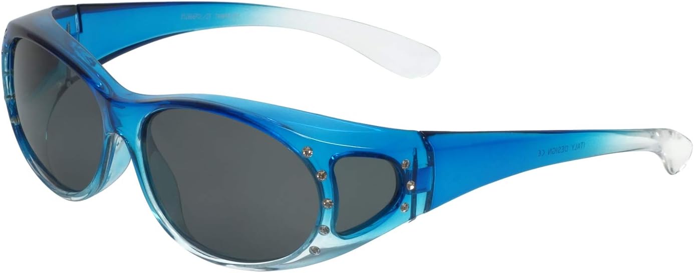 Солнцезащитные очки Calabria 2866 с поляризацией, надеваются поверх очков с диоптриями, подходят для мужчин и женщин, имеют обтекаемую форму и защищают от УФ-излучения, Blue Fade W/Rhinestones
Солнцезащитные очки Calabria 2866 с поляризацией, надеваются поверх очков с диоптриями, подходят для мужчин и женщин, имеют обтекаемую форму и защищают от УФ-излучения, Blue Fade W/Rhinestones