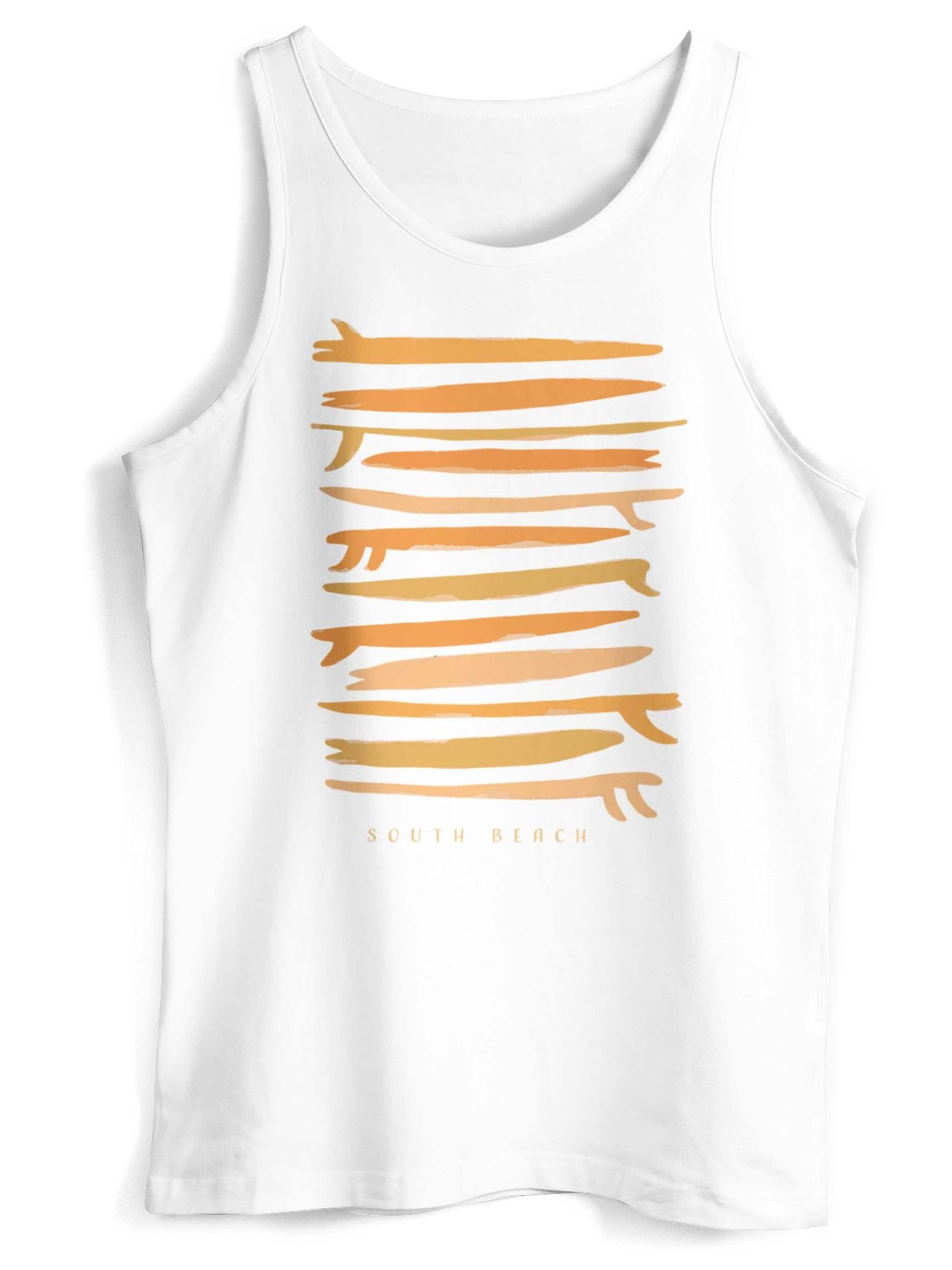 Neverless Футболка 'Surf Boards South' в цвете Off White
Neverless Футболка 'Surf Boards South' в цвете Off White