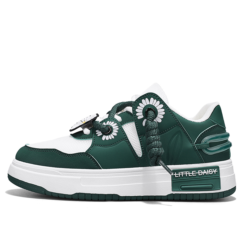 JANECO Скользоустойчивые износостойкие дышащие мужские скейтерские кеды лоу-топ бело-зеленые, цвет White Green
JANECO Скользоустойчивые износостойкие дышащие мужские скейтерские кеды лоу-топ бело-зеленые, цвет White Green