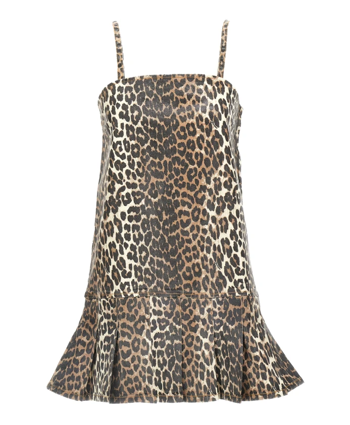 Мини-Платье из джинсовой ткани с принтом Ganni, мультиколор
Мини-Платье из джинсовой ткани с принтом Ganni, мультиколор