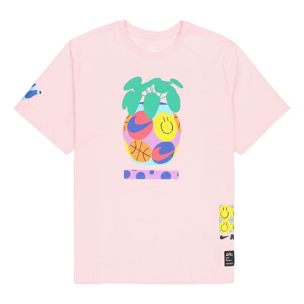 Футболка Men's Nike Smiling Face Printing Athleisure Casual Sports Round Neck Short Sleeve Pink Red T-Shirt, мультиколор
Футболка Men's Nike Smiling Face Printing Athleisure Casual Sports Round Neck Short Sleeve Pink Red T-Shirt, мультиколор