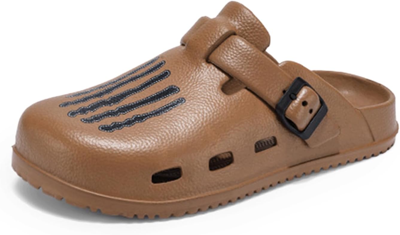 Готические сабо-«скелет» для взрослых, с открытой пяткой, в стиле «костяные» мюли, обувь для дома и улицы, с пряжкой, удобная, легкая, с нескользящей подошвой, подходит для детей постарше, мальчиков, девочек, женщин и мужчин Generic, коричневый
Готические сабо-«скелет» для взрослых, с открытой пяткой, в стиле «костяные» мюли, обувь для дома и улицы, с пряжкой, удобная, легкая, с нескользящей подошвой, подходит для детей постарше, мальчиков, девочек, женщин и мужчин Generic, коричневый