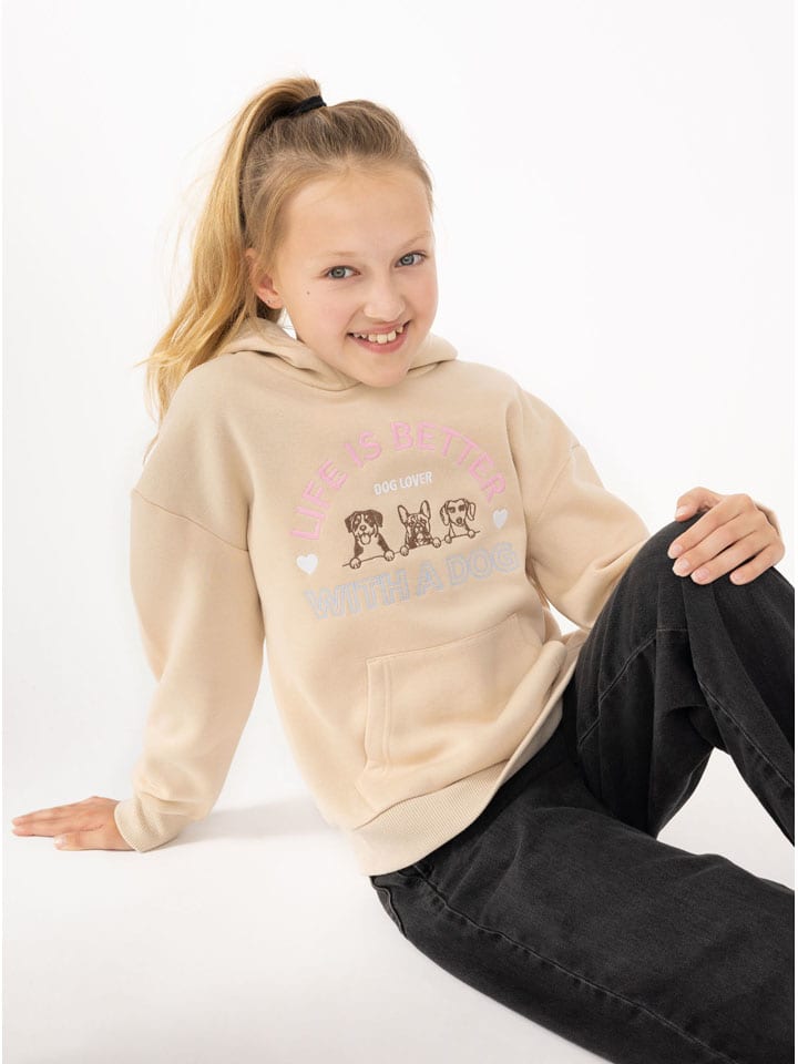 Zwillingsherz Худи "Dog Life" бежевого цвета
Zwillingsherz Худи "Dog Life" бежевого цвета