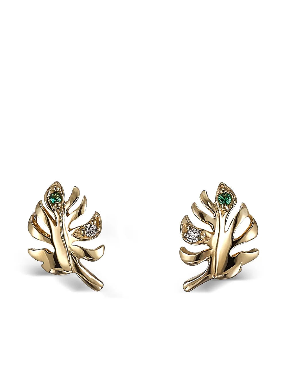 Серьги Palm из желтого золота с бриллиантами и изумрудами Anabela Chan, золотой
Серьги Palm из желтого золота с бриллиантами и изумрудами Anabela Chan, золотой
