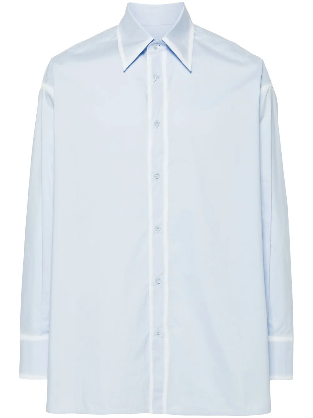 Рубашка с эффектом потертости MM6 Maison Margiela, синий
Рубашка с эффектом потертости MM6 Maison Margiela, синий