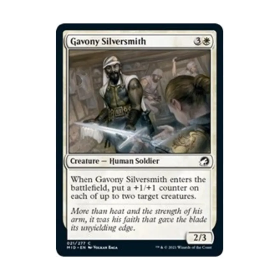 CCG Гавони Серебряник (К), MTG - Innistrad - Midnight Hunt
CCG Гавони Серебряник (К), MTG - Innistrad - Midnight Hunt