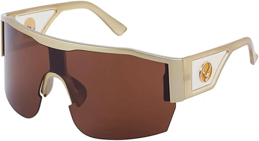 Большие солнцезащитные очки для женщин в стиле панк, щит для мужчин, модные цельные солнцезащитные очки для мужчин в стиле ретро с большой оправой generic, Gold Brown
Большие солнцезащитные очки для женщин в стиле панк, щит для мужчин, модные цельные солнцезащитные очки для мужчин в стиле ретро с большой оправой generic, Gold Brown