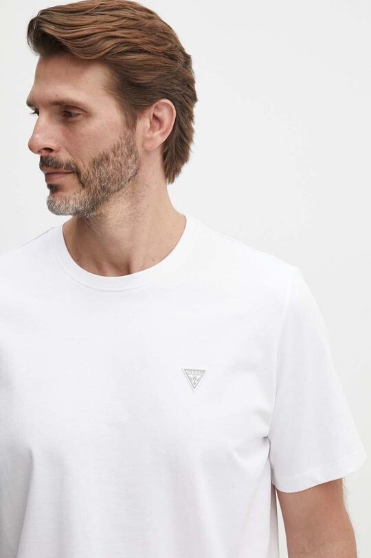 Хлопковая футболка Guess, белый
Хлопковая футболка Guess, белый