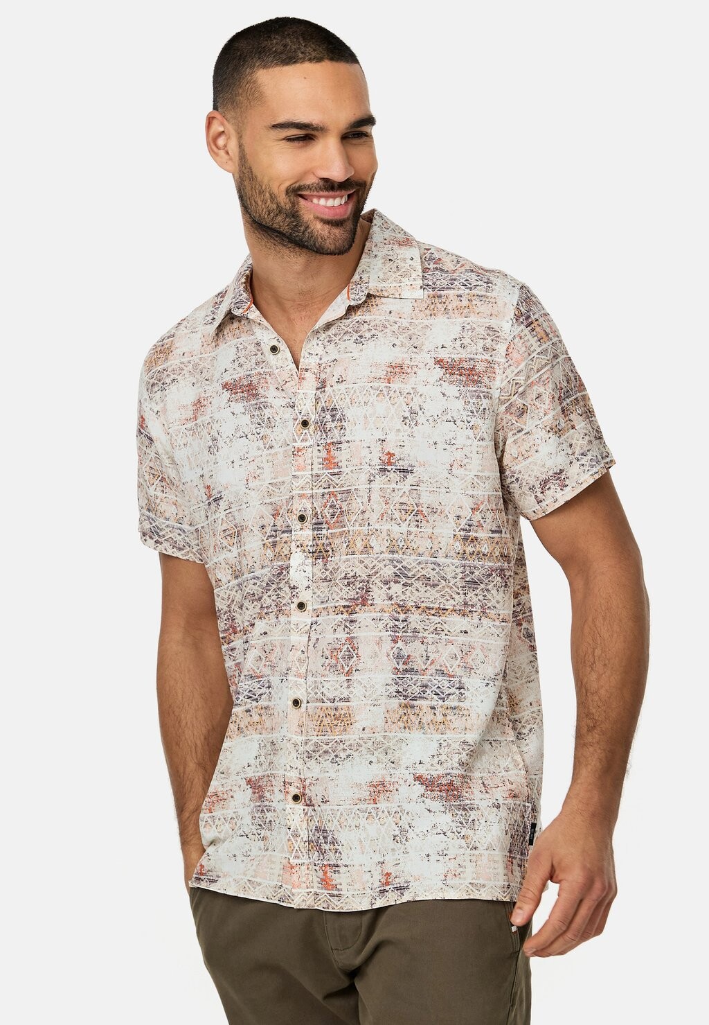 Рубашка Kurzarm Podrick INDICODE JEANS, бежевый
Рубашка Kurzarm Podrick INDICODE JEANS, бежевый