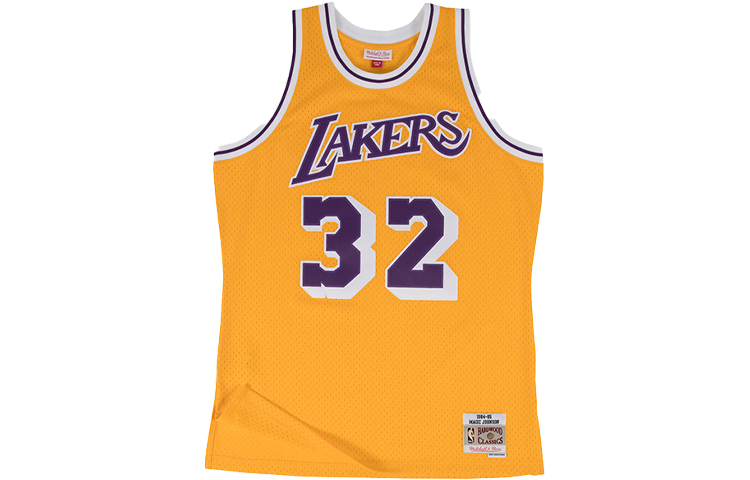 Джерси Los Angeles Lakers Home 1984 85 Magic Johnson Swingman Mitchell Ness, оранжевый
Джерси Los Angeles Lakers Home 1984 85 Magic Johnson Swingman Mitchell Ness, оранжевый