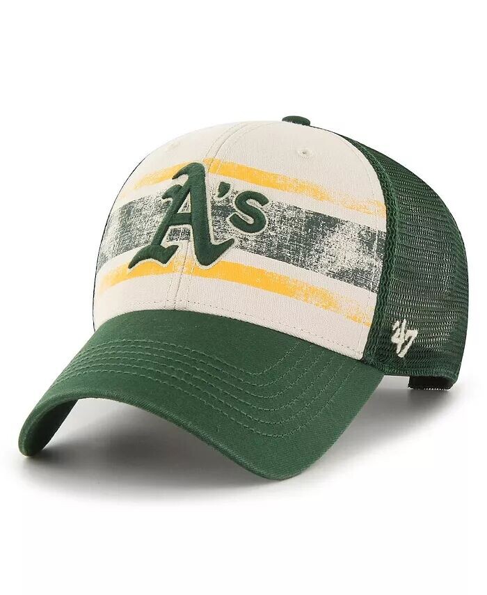 Мужская кремовая зеленая регулируемая кепка Oakland Athletics Breakout MVP Trucker '47 Brand, мультиколор
Мужская кремовая зеленая регулируемая кепка Oakland Athletics Breakout MVP Trucker '47 Brand, мультиколор