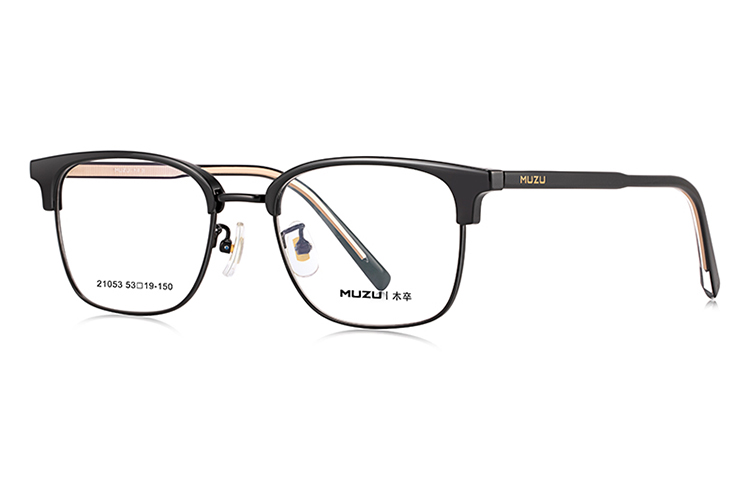 MUZU Унисекс очки для зрения, Black|Rose Gold-C01
MUZU Унисекс очки для зрения, Black|Rose Gold-C01