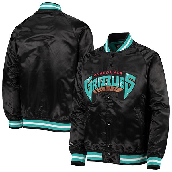 Черная молодежная куртка Vancouver Grizzlies Hardwood Classics с цельнокроеным рукавом и застежкой на пуговицах Mitchell & Ness
Черная молодежная куртка Vancouver Grizzlies Hardwood Classics с цельнокроеным рукавом и застежкой на пуговицах Mitchell & Ness