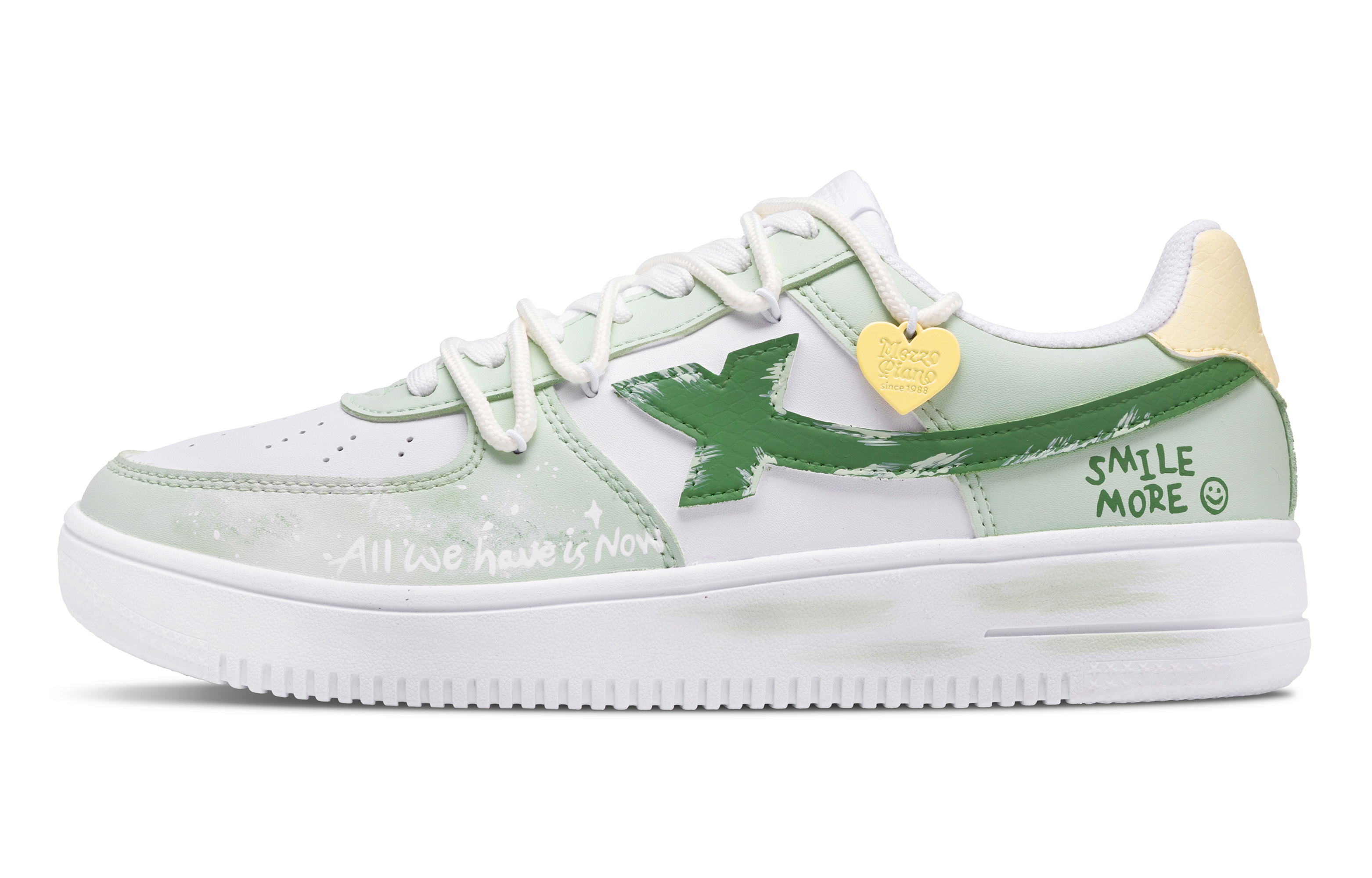 XTEP Кроссовки Air Force One с низким верхом, устойчивые к истиранию и скольжению, мужские, белые и зеленые
XTEP Кроссовки Air Force One с низким верхом, устойчивые к истиранию и скольжению, мужские, белые и зеленые