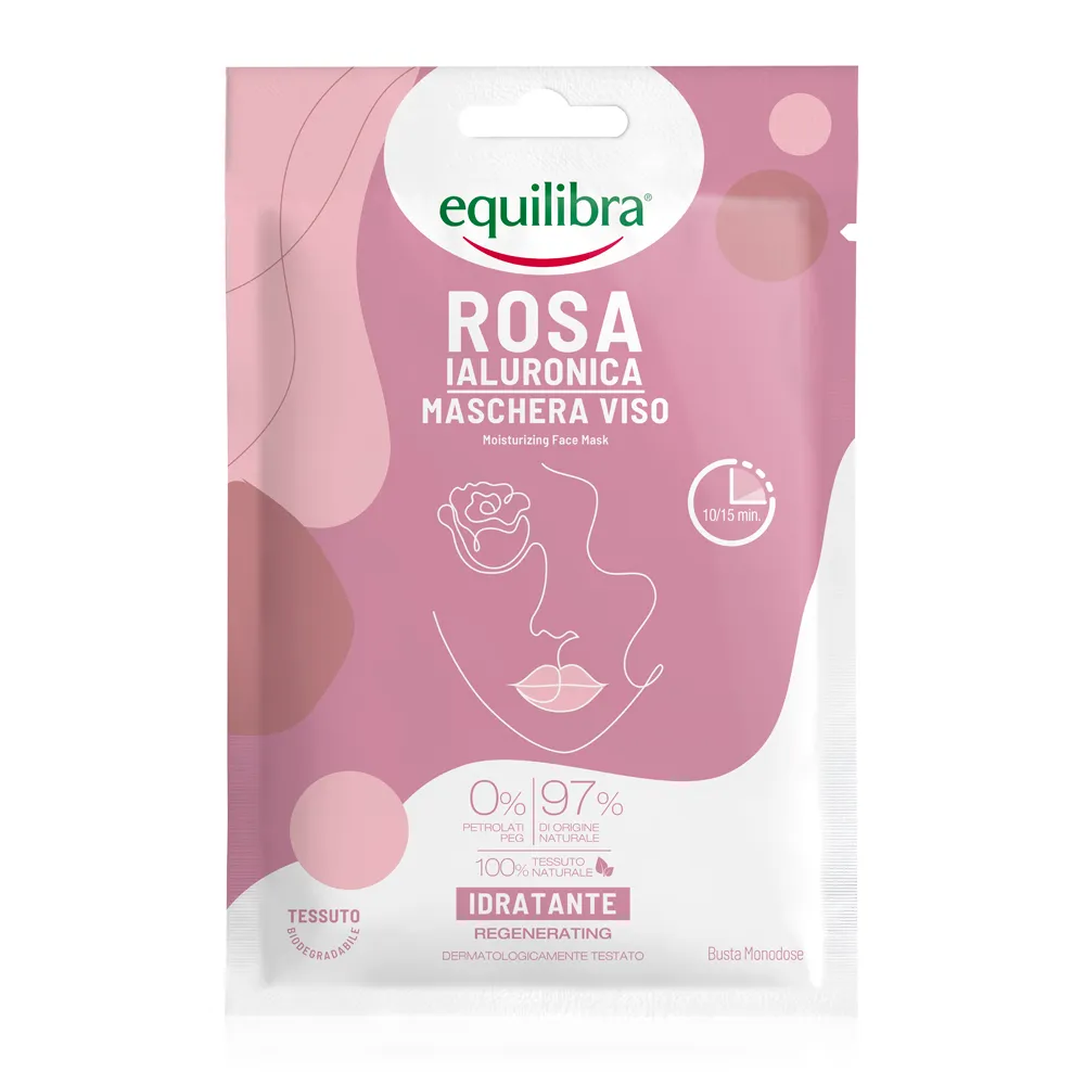 Equilibra Rosa Hyaluronica Увлажняющая маска для лица 1 шт. Увлажняющая маска для лица
Equilibra Rosa Hyaluronica Увлажняющая маска для лица 1 шт. Увлажняющая маска для лица