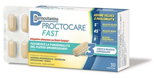 Дермовитамина Proctocare Fast 30 таблеток повышает функциональность геморроидального сплетения Dermovitamina
Дермовитамина Proctocare Fast 30 таблеток повышает функциональность геморроидального сплетения Dermovitamina