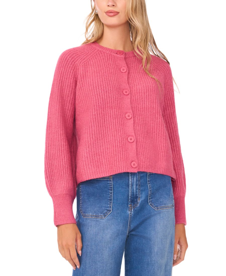 Женский кардиган с расклешенными плечами Vince Camuto, Rose Rococo
Женский кардиган с расклешенными плечами Vince Camuto, Rose Rococo