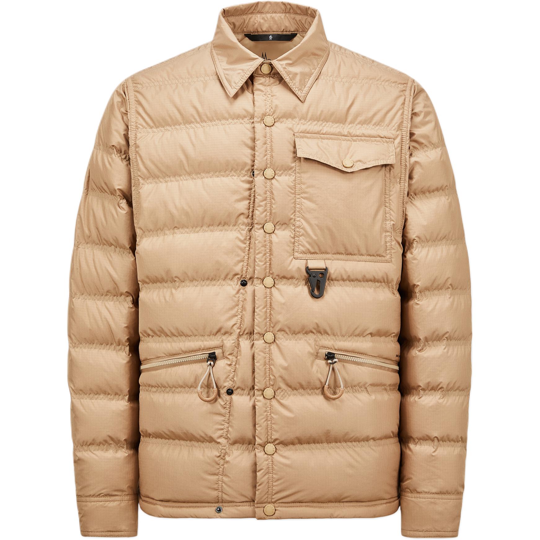 Moncler Grenoble Складная пуховая рубашка, Beige 
Moncler Grenoble Складная пуховая рубашка, Beige