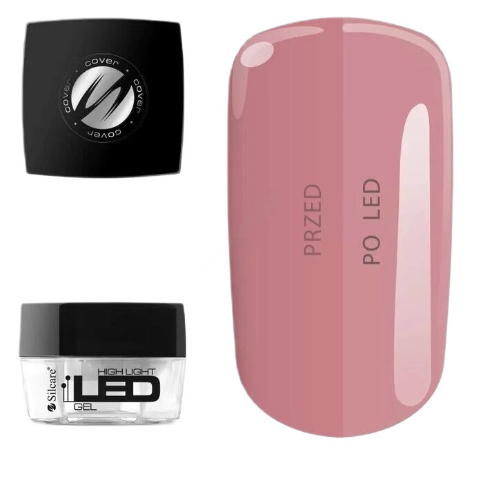 Silcare, High Light Led Gel, однофазный гель для ногтей средней густоты, Cover, 15 г
Silcare, High Light Led Gel, однофазный гель для ногтей средней густоты, Cover, 15 г