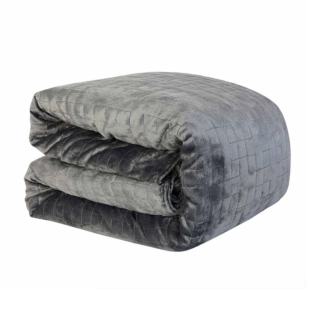 Плюшевое утяжеленное одеяло из микрофибры Altavida с пододеяльником Minky, цвет Storm Gray
Плюшевое утяжеленное одеяло из микрофибры Altavida с пододеяльником Minky, цвет Storm Gray