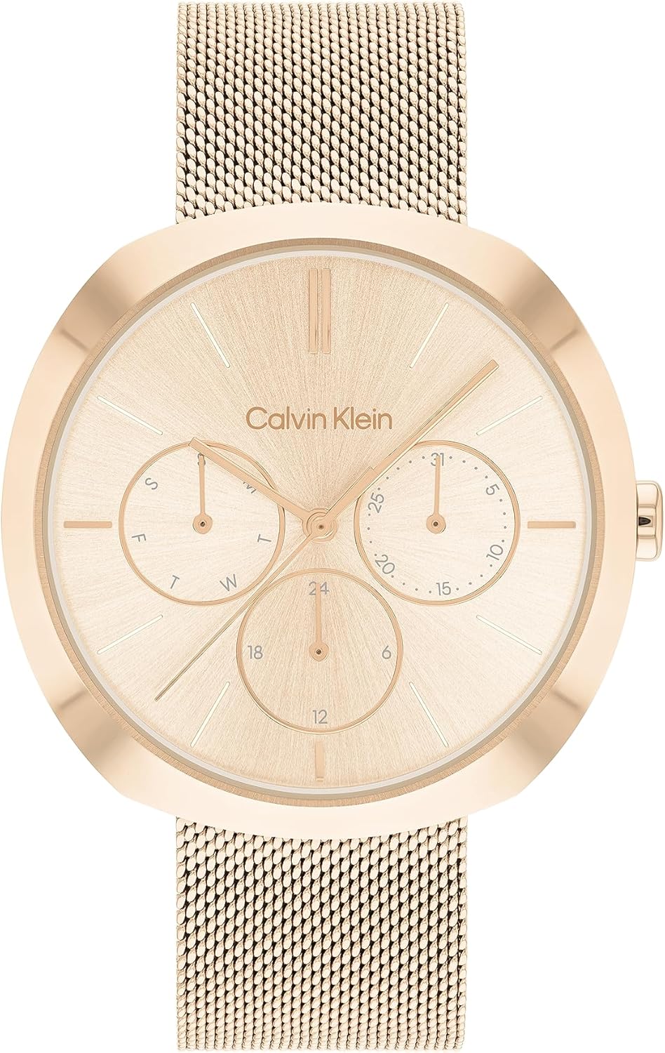 Женские кварцевые многофункциональные часы Calvin Klein Shape, Carnation Gold
Женские кварцевые многофункциональные часы Calvin Klein Shape, Carnation Gold