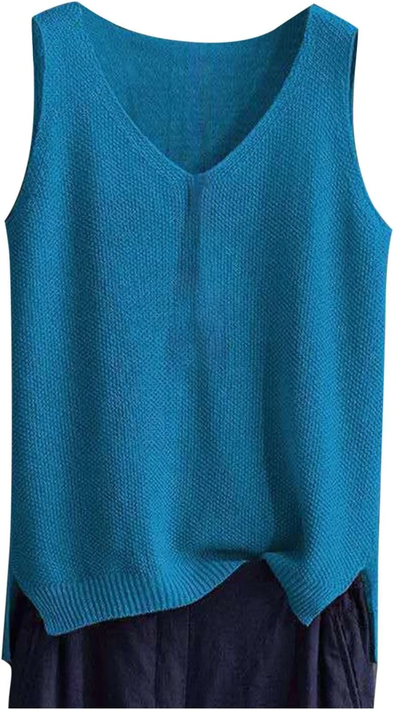 Женский вязаный топ плюс сайз с V-вырезом Sinzelimin
Женский вязаный топ плюс сайз с V-вырезом Sinzelimin