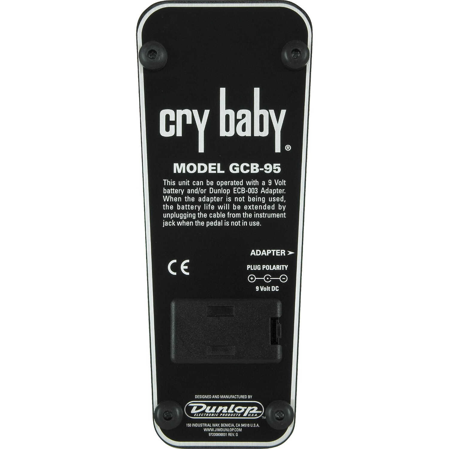 Педаль эффектов Dunlop Original Cry Baby Wah
Педаль эффектов Dunlop Original Cry Baby Wah