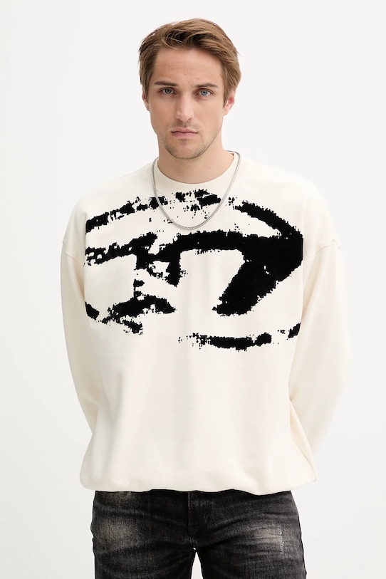 Хлопковая толстовка S-BOXT-N3 Diesel, бежевый
Хлопковая толстовка S-BOXT-N3 Diesel, бежевый