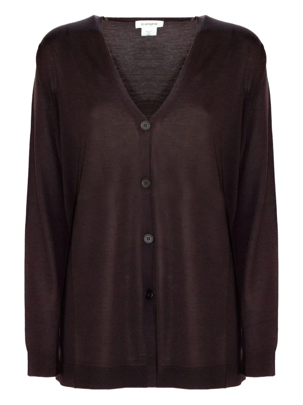 Кардиган с V-образным вырезом Kangra, коричневый
Кардиган с V-образным вырезом Kangra, коричневый