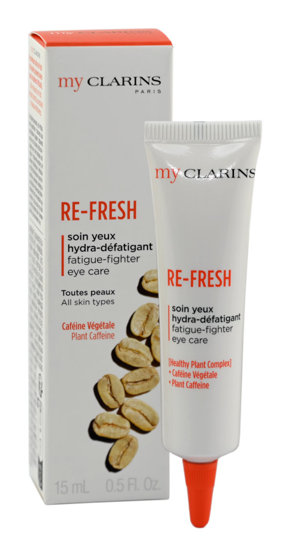 Clarins, My Clarins, Re-fresh Fatigue Fighter Eye Care, гель для век, 15 мл
Clarins, My Clarins, Re-fresh Fatigue Fighter Eye Care, гель для век, 15 мл