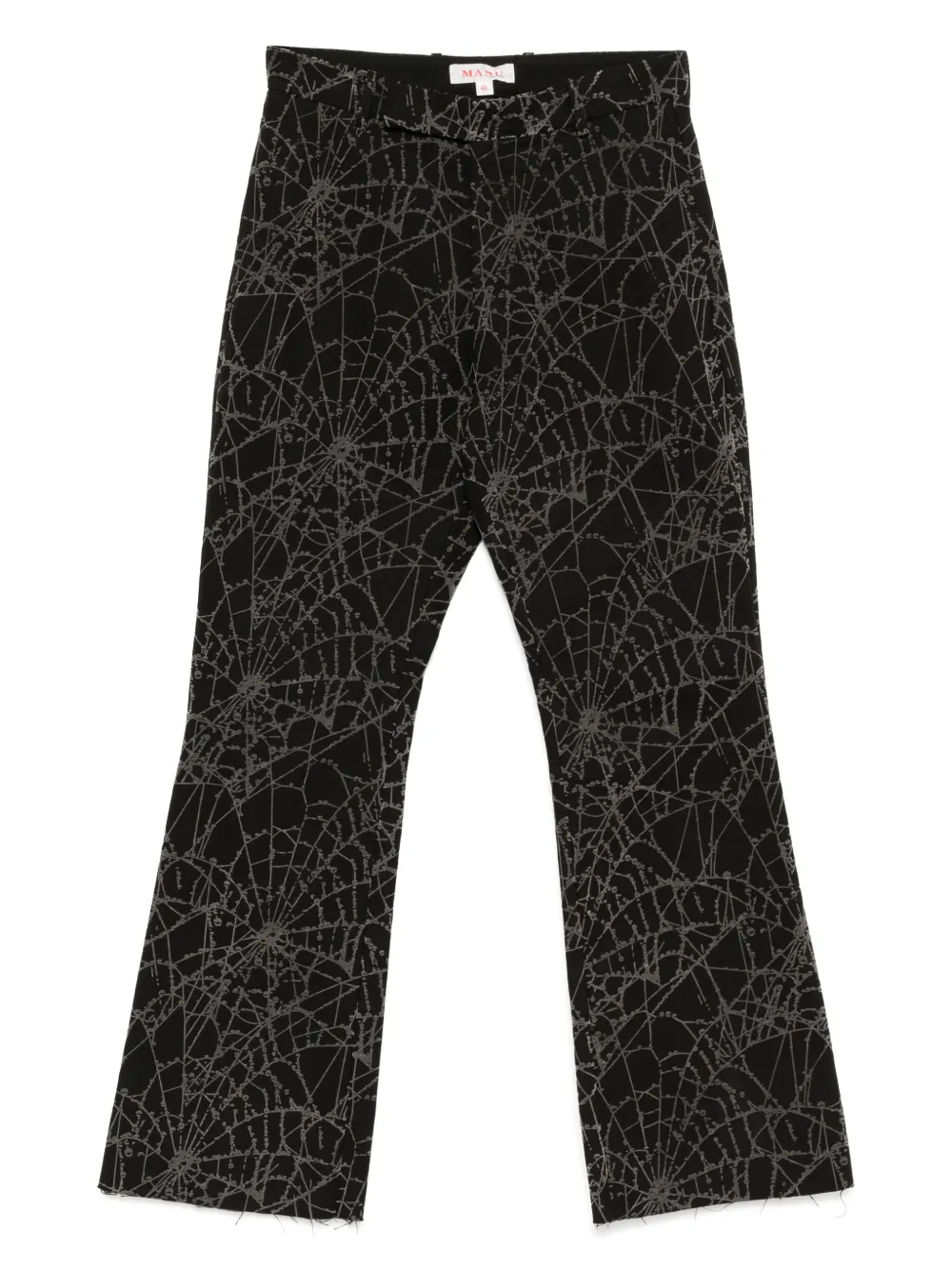 Расклешенные брюки из ворсистой ткани MASU, черный
Расклешенные брюки из ворсистой ткани MASU, черный