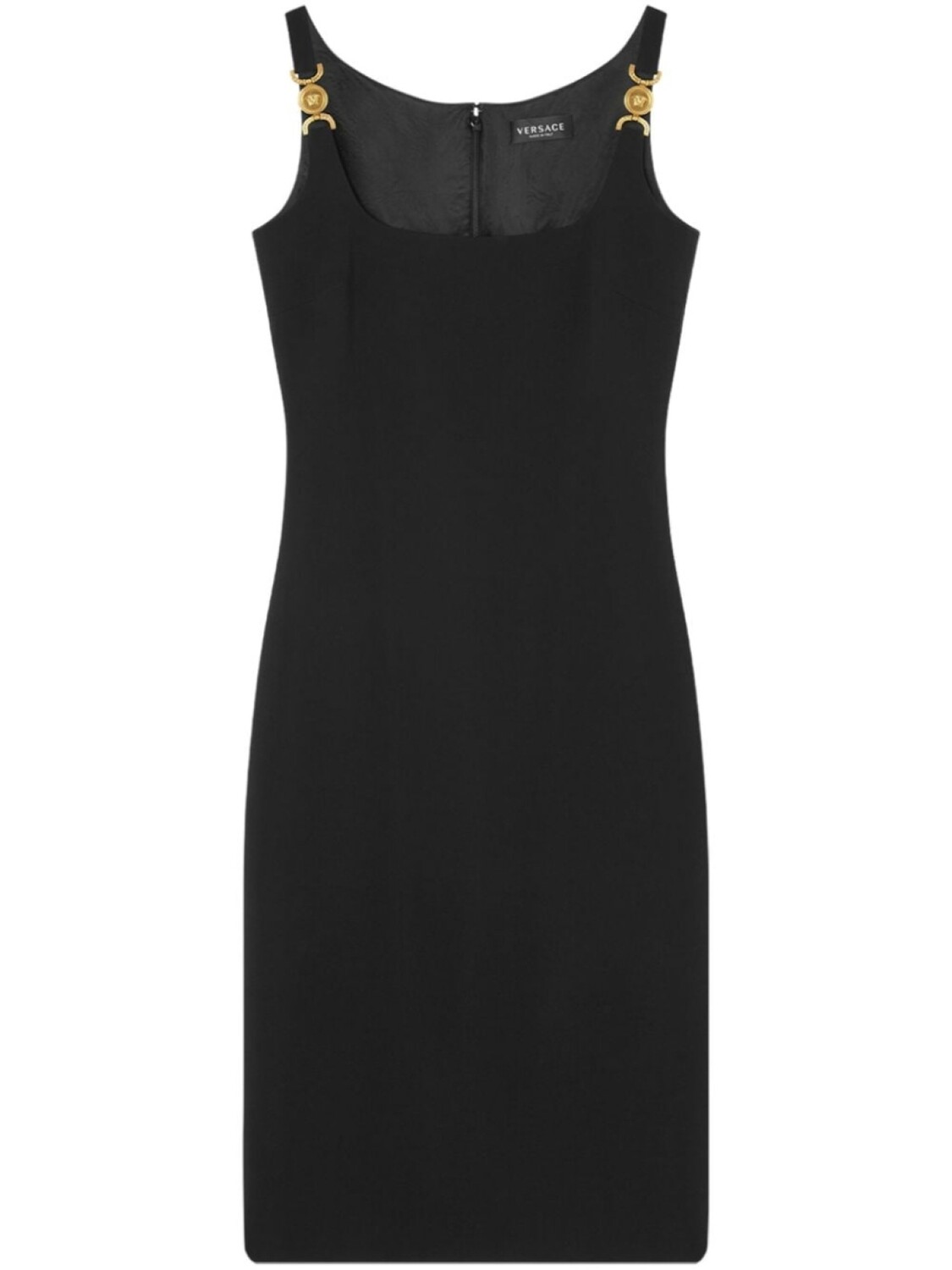 Versace платье миди без рукавов с декором Medusa, черный
Versace платье миди без рукавов с декором Medusa, черный