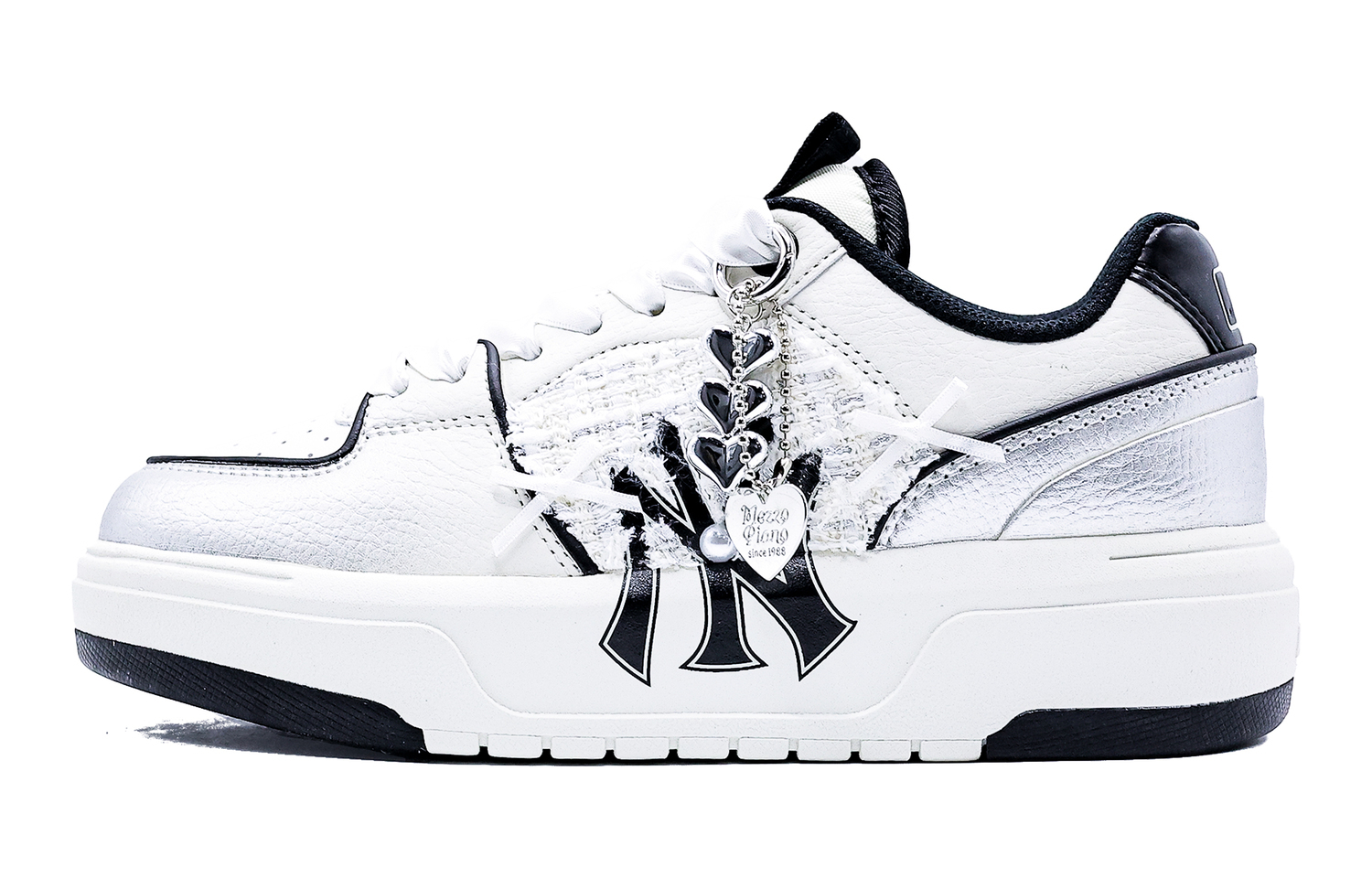 MLB Chunky Liner Cushioning, износостойкие низкие кроссовки для скейтбординга Unisex Silver White
MLB Chunky Liner Cushioning, износостойкие низкие кроссовки для скейтбординга Unisex Silver White