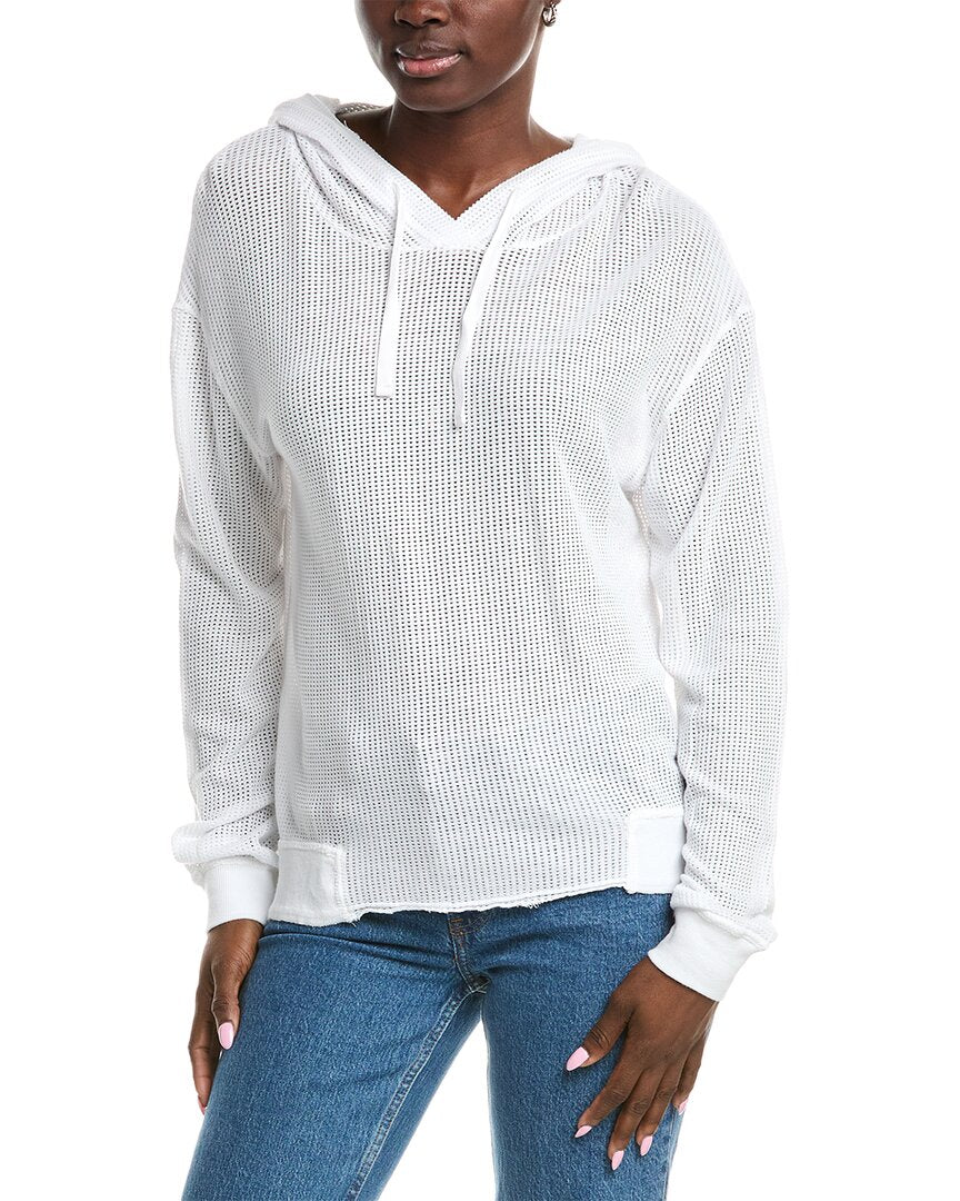 XCVI Wearables Сетчатая худи с боковыми карманами, белый
XCVI Wearables Сетчатая худи с боковыми карманами, белый