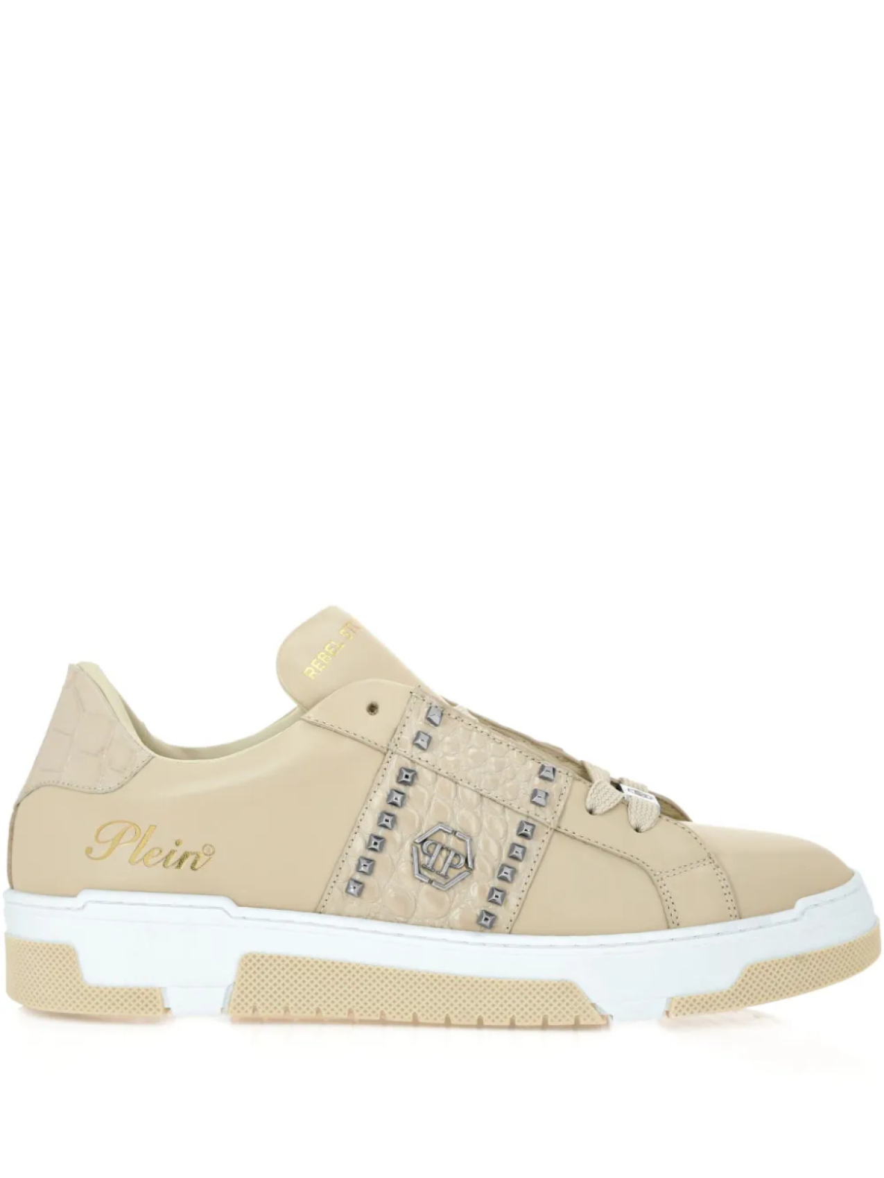 Низкие кеды, украшенные заклепками Philipp Plein, нейтральный
Низкие кеды, украшенные заклепками Philipp Plein, нейтральный