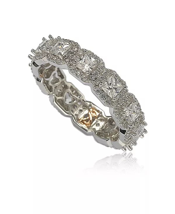 Кольцо Suzy Levian из стерлингового серебра с кубическим цирконием огранки «принцесса» Suzy Levian New York, white
Кольцо Suzy Levian из стерлингового серебра с кубическим цирконием огранки «принцесса» Suzy Levian New York, white