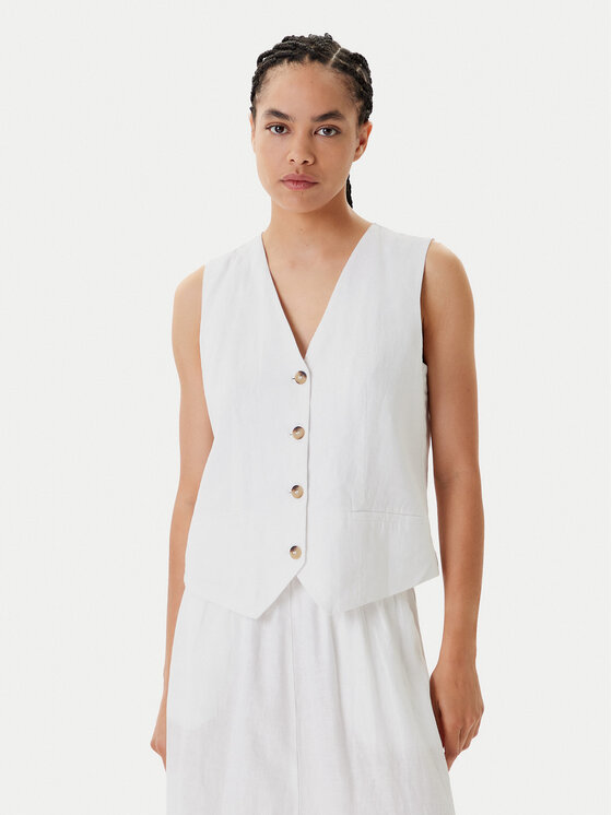 Облегающий жилет 2AGHDJ00G United Colors Of Benetton, белый
Облегающий жилет 2AGHDJ00G United Colors Of Benetton, белый