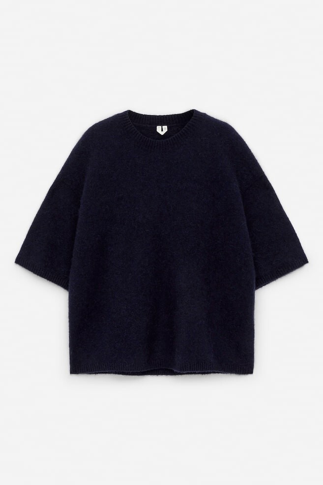 Свитер из шерсти альпаки и шерсти Arket, синий
Свитер из шерсти альпаки и шерсти Arket, синий