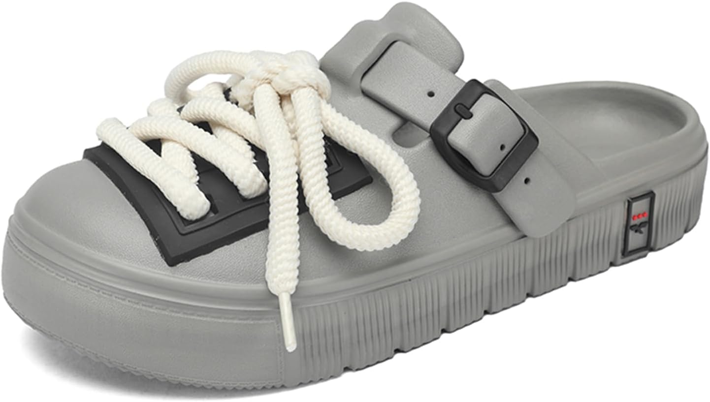 Унисекс сабо на платформе с застежкой-баклей и шнуровкой, с закрытым круглым носком, легкие, мягкие и удобные, с текстурой, подходящие для повседневной прогулки, пляжа, дома, вечеринки, похода по магазинам или работы в саду Psieicwm, серый
Унисекс сабо на платформе с застежкой-баклей и шнуровкой, с закрытым круглым носком, легкие, мягкие и удобные, с текстурой, подходящие для повседневной прогулки, пляжа, дома, вечеринки, похода по магазинам или работы в саду Psieicwm, серый