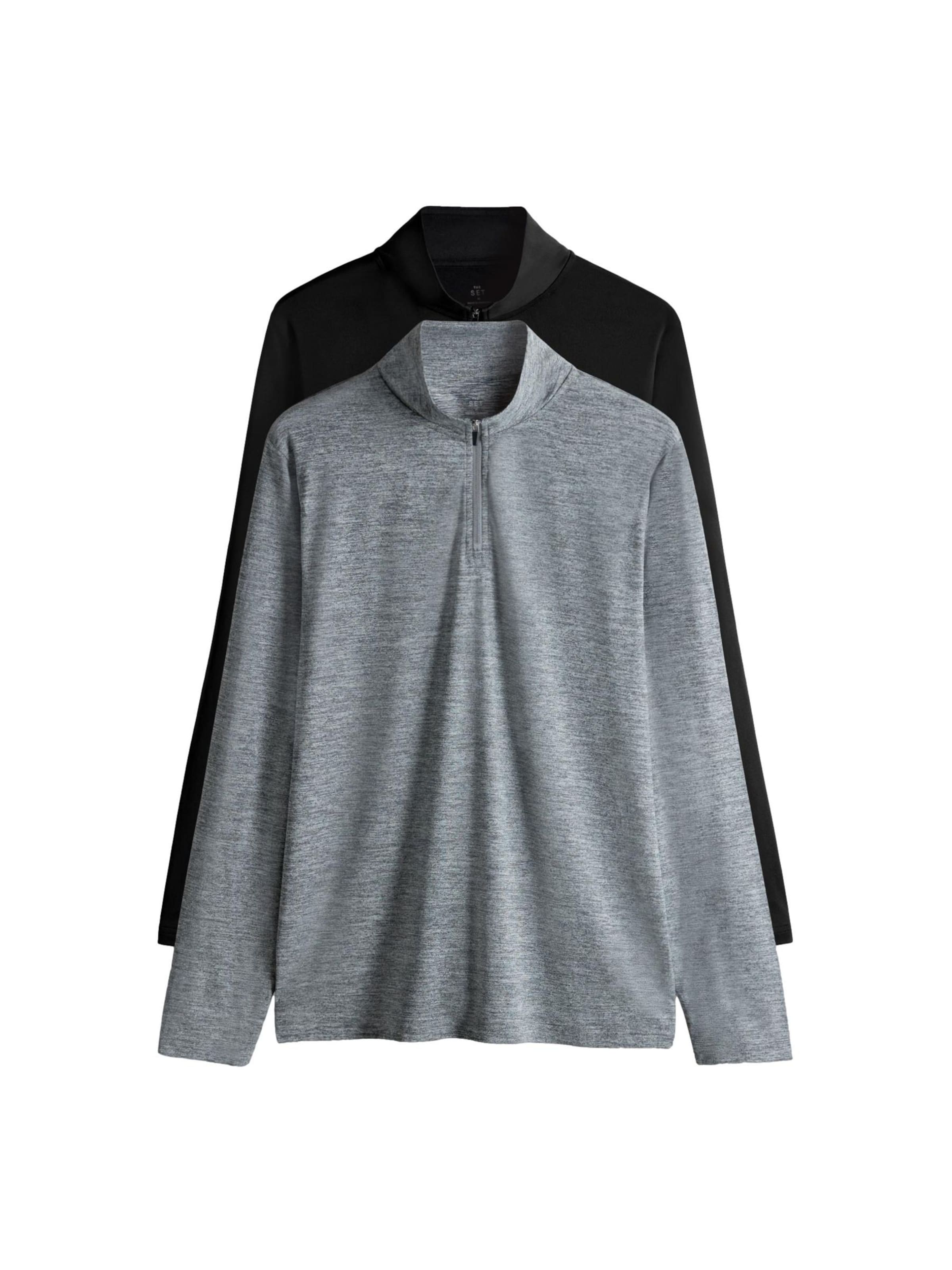 The Set Футболка в сером и черном цвете
The Set Футболка в сером и черном цвете