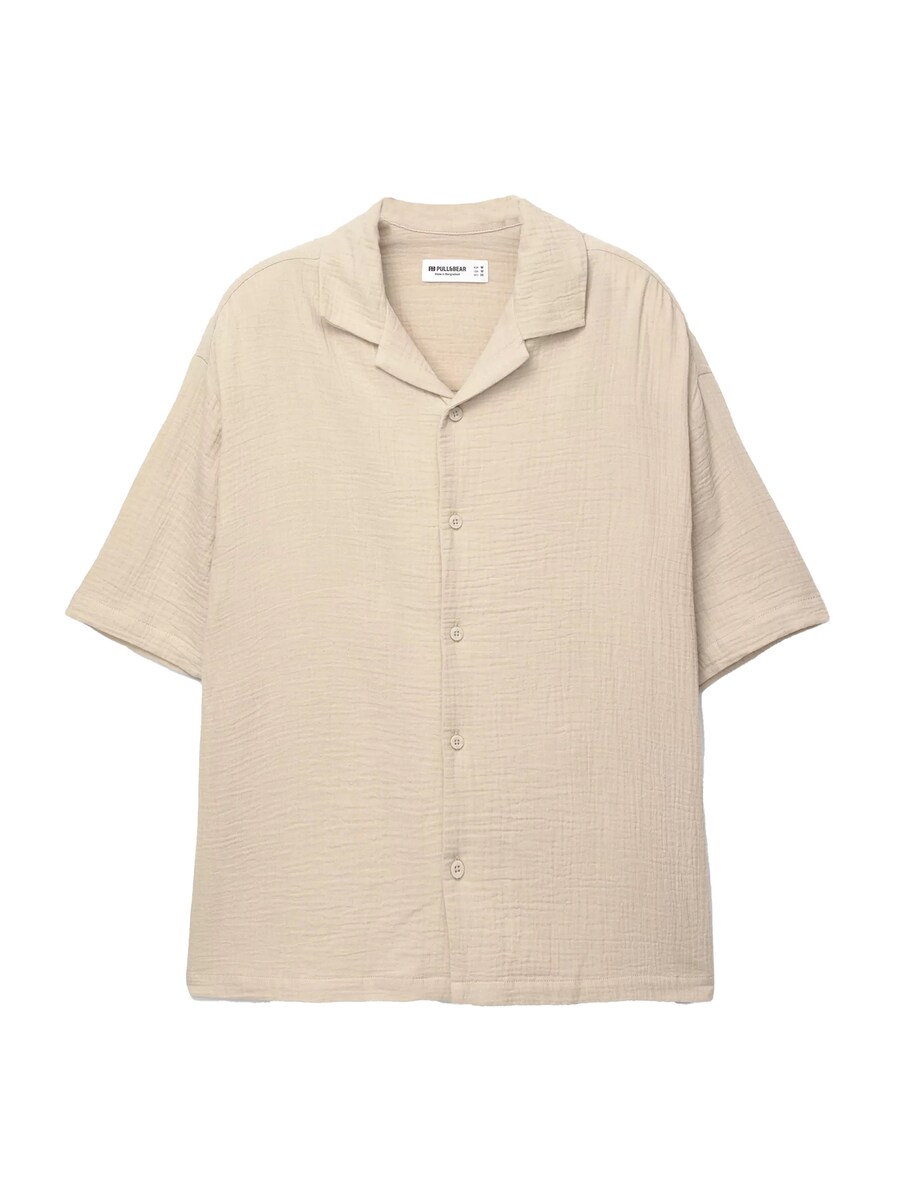 Рубашка на пуговицах Comfort fit Pull&Bear, темно-бежевый
Рубашка на пуговицах Comfort fit Pull&Bear, темно-бежевый