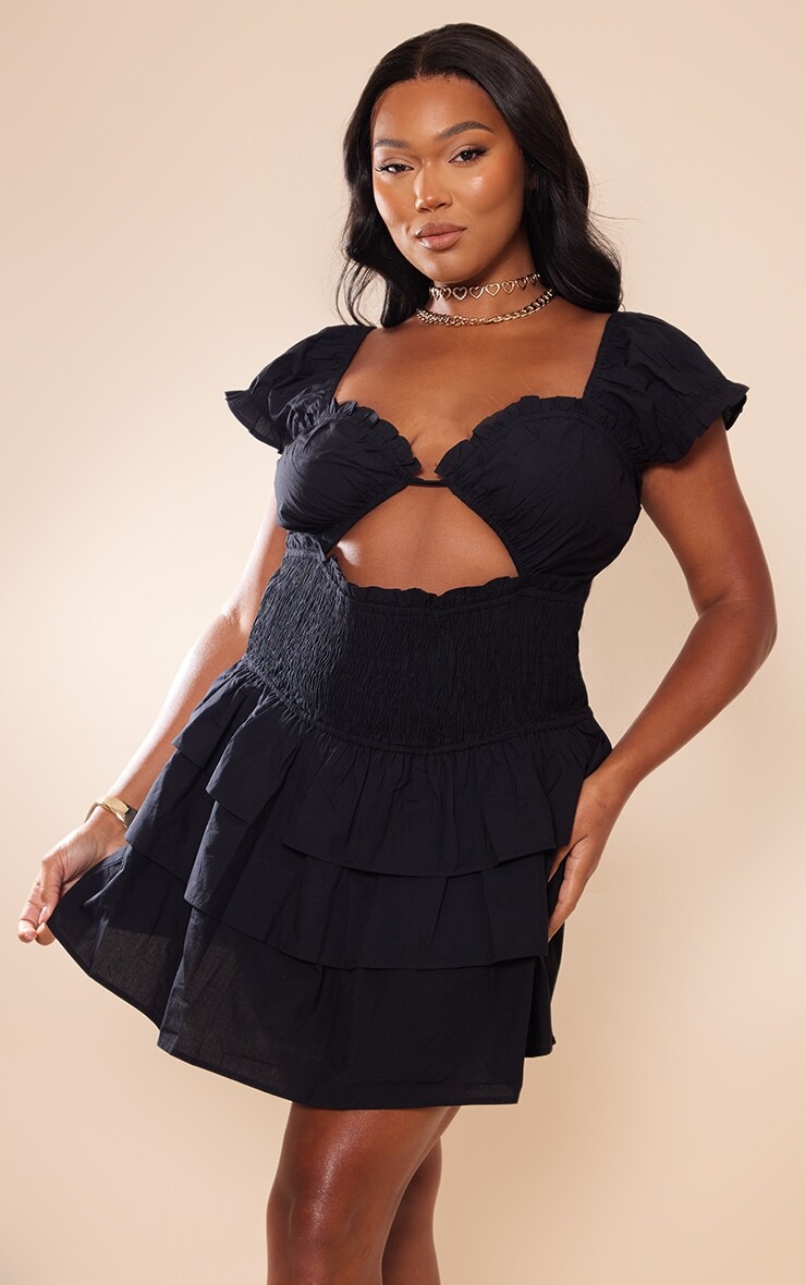 PrettyLittleThing Черное платье прямого кроя с вырезом на талии и присборенной талией, Черный, PrettyLittleThing Черное платье прямого кроя с вырезом на талии и присборенной талией
PrettyLittleThing Черное платье прямого кроя с вырезом на талии и присборенной талией, Черный, PrettyLittleThing Черное платье прямого кроя с вырезом на талии и присборенной талией