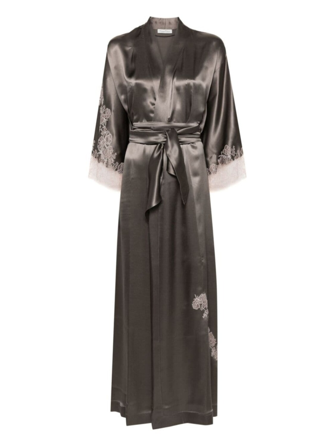 Carine Gilson шелковый кейп с кружевом, серый
Carine Gilson шелковый кейп с кружевом, серый