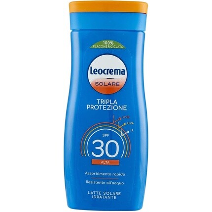 Солнцезащитный лосьон тройного действия SPF30 200 мл Leocrema
Солнцезащитный лосьон тройного действия SPF30 200 мл Leocrema