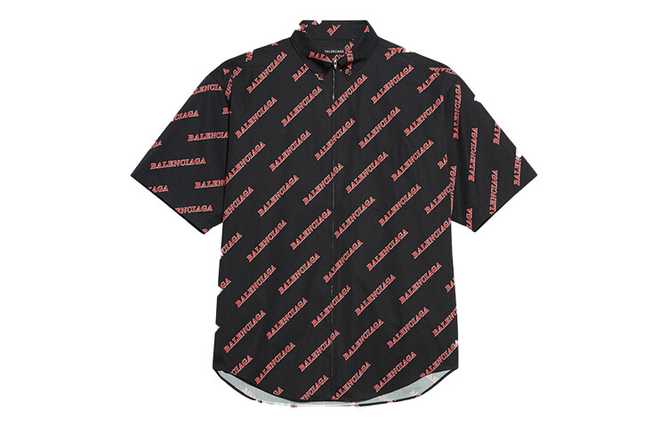 Рубашка мужская черная Balenciaga, черный
Рубашка мужская черная Balenciaga, черный